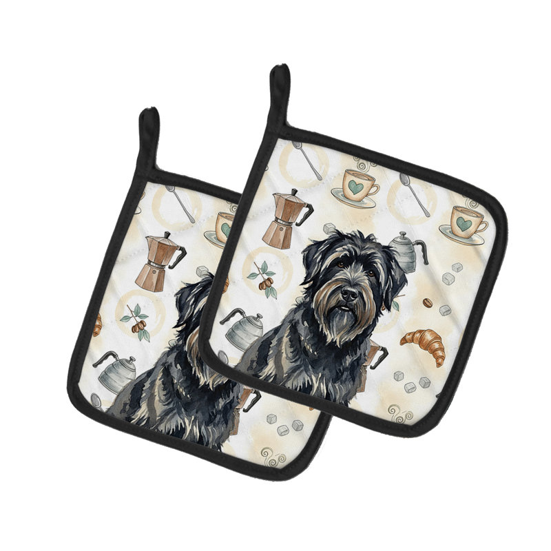 Paire de poignées Bouvier des Flandres