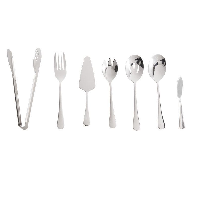 Beliani ZITI 7 Utensil Set, Silver