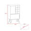 Hollenden 60.9cm Solid Wood Bar Cabinet