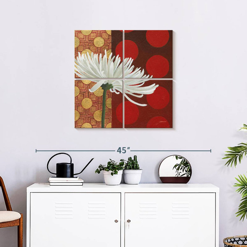 Harnek Morning Chrysanthemum I, H 26 po x l 26 po