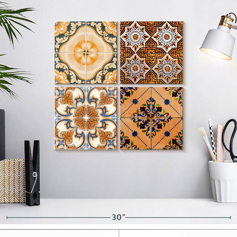 Kerner Neutral Mosaic Tiles, 18" H x 18" W