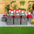 6 - Person Wicker Patio Dining Set with Rectangular Table , Cushions Included-93843004-93842994