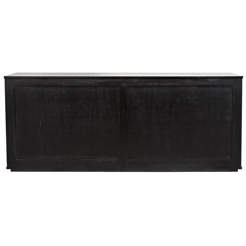 Smith 74'' Hand-Finished Walnut Wood Sideboard