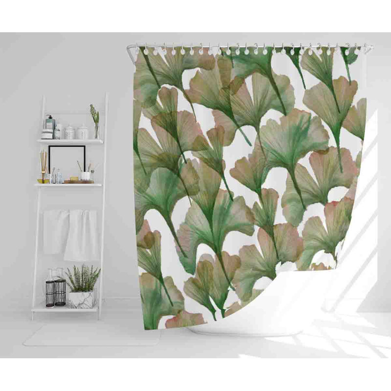 Montina 13 Piece Polyester Shower Curtain Set