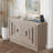 Modern Contemporary 6-Drawer Dresser With Geometric Square Pattern, Taupe Color-2022962277