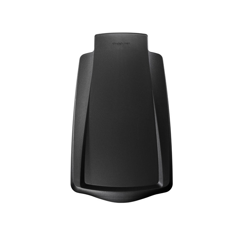 Simplehuman Plastic Slim Pedal Bin, Black
