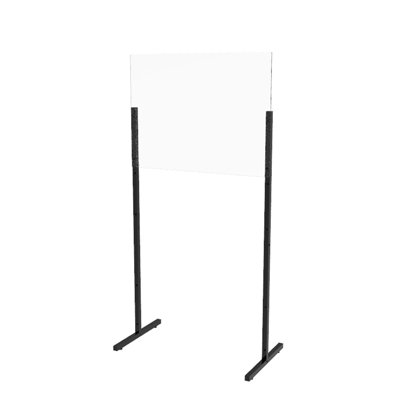 Acrylique transparent en plexiglas ajustable avec comptoir (25 po de hauteur) ou plancher (64 po de hauteur), fixation paysage (28 po de largeur) ou portrait (22 po de largeur)