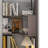 6-tier L-shaped Corner Bookshelf With Anti-tip Device, Dark Red Wooden Bookcase For Living Room & Bedroom-1632812682