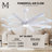 Ariella - Eight Blade Ceiling Fan - Integrated LED-2128242500-2128242491