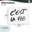 «C'est La Vie Minimal Text Canvas», conception par SD Graphics Studio-1559607055