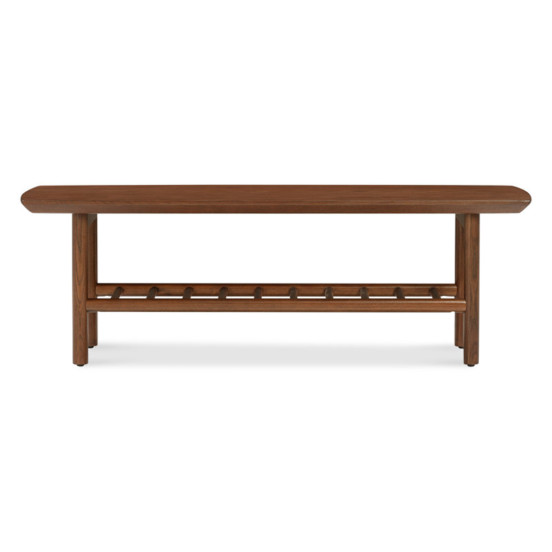 Amelia Rectangular Coffee Table Dark Walnut, Dark Walnut