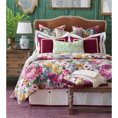 Tresco Floral Cotton Blend Duvet Cover Set -  Eastern Accents, BDD-386