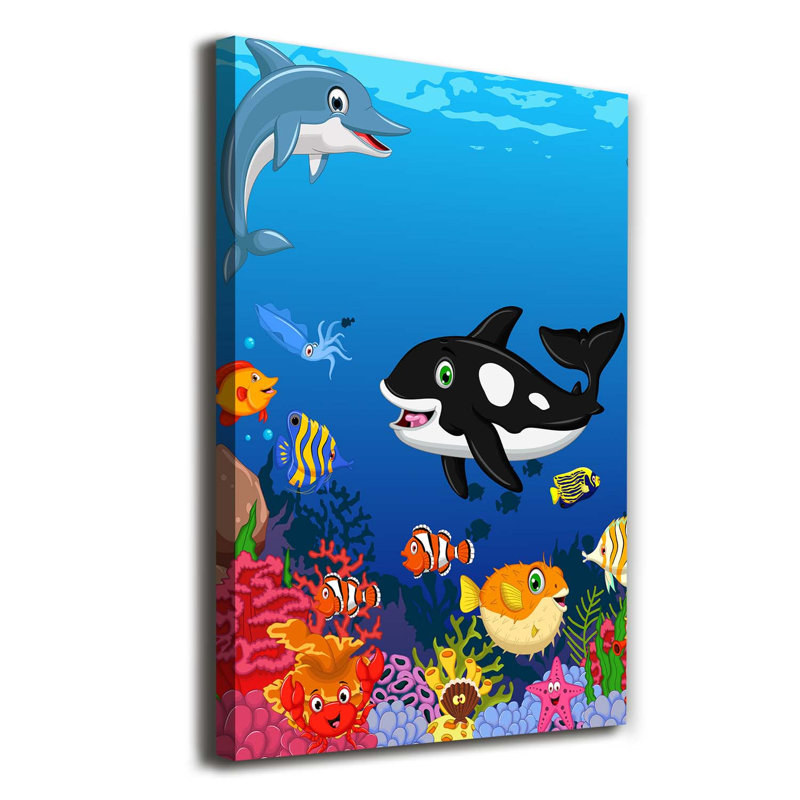 Underwater World - Wrapped Canvas Print