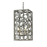 Athens 4 - Light Candle Style Square/Rectangle Chandelier