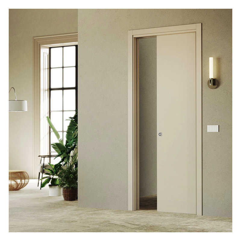 Heavy Duty Steel Pocket Door Frame Kit with Two-Way Soft Close