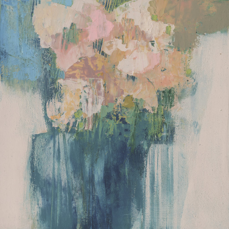 " Posy I " by Sue Jachimiec Painting Print, 30" H x 30" W