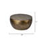 Aphrodite Iron Coffee Table, Gold