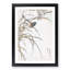 Japanese Grey Bunting Bird by Numata Kashu - Picture Frame Painting Print-55770517-55770518
