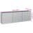 Raised Garden Bed Raised Flower Bed Galvanized Steel Planter Silver
