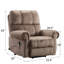 Fauteuil de massage inclinable électrique chauffant Mexia-1842455351
