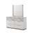 Mist Mirror White  – Two-Tone High-Gloss Marble & Lacquer Frame With Oversized Reflective Surface(INCLUDES MIRROR ONLY)