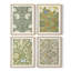 «Vintage Abstract Print XXVIII», ensemble de 4 reproductions encadrées-558218194