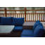 Ensemble de conversation en osier / rotin pour 6 personnes avec coussins-876315971-876315970