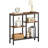 Dadash 29.5" Small Console Table with Metal Mesh Shelf-1533936136