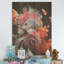 Papillon orange, corail, merveilles III - Poisson papillon sur bois-1558832474