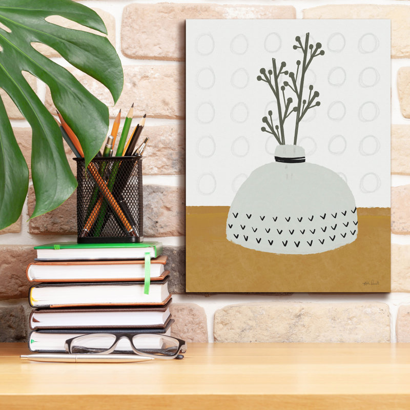  «House Plant 3» par Katie Doucette, art mural sur toile, 12 po x 16 po, H 16 po x l 12 po