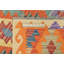 Tapis de couloir oriental multicolore à motif géométrique réversible 3 x 10 Mackensy