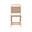 CALCIANO 2 - Person Acacia Wood Patio Dining Set with Square Table
