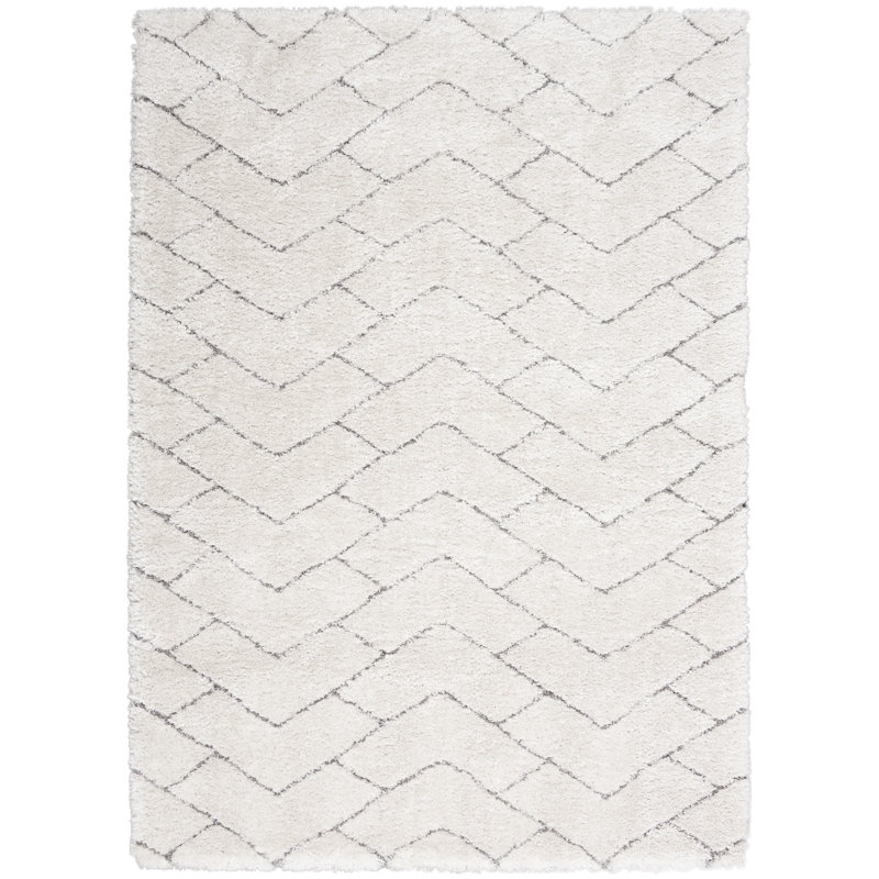 Worner Chevron Indoor Rug, Rectangle 4' x 6'