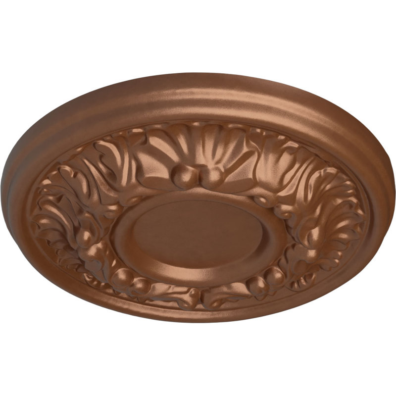 Médaillon de plafond Endurathane Odessa, DE 7 1/2 po x P 3 1/2 po x P 1 1/8 po (convient aux auvents jusqu'à 3 1/2 po), deux pièces