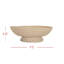 Mache en papier crème Foreside Home & Garden