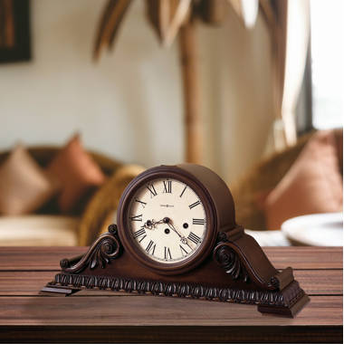 Howard Miller Burton II Traditional Analog Quartz Tabletop Clock in Windsor  Cherry & Reviews