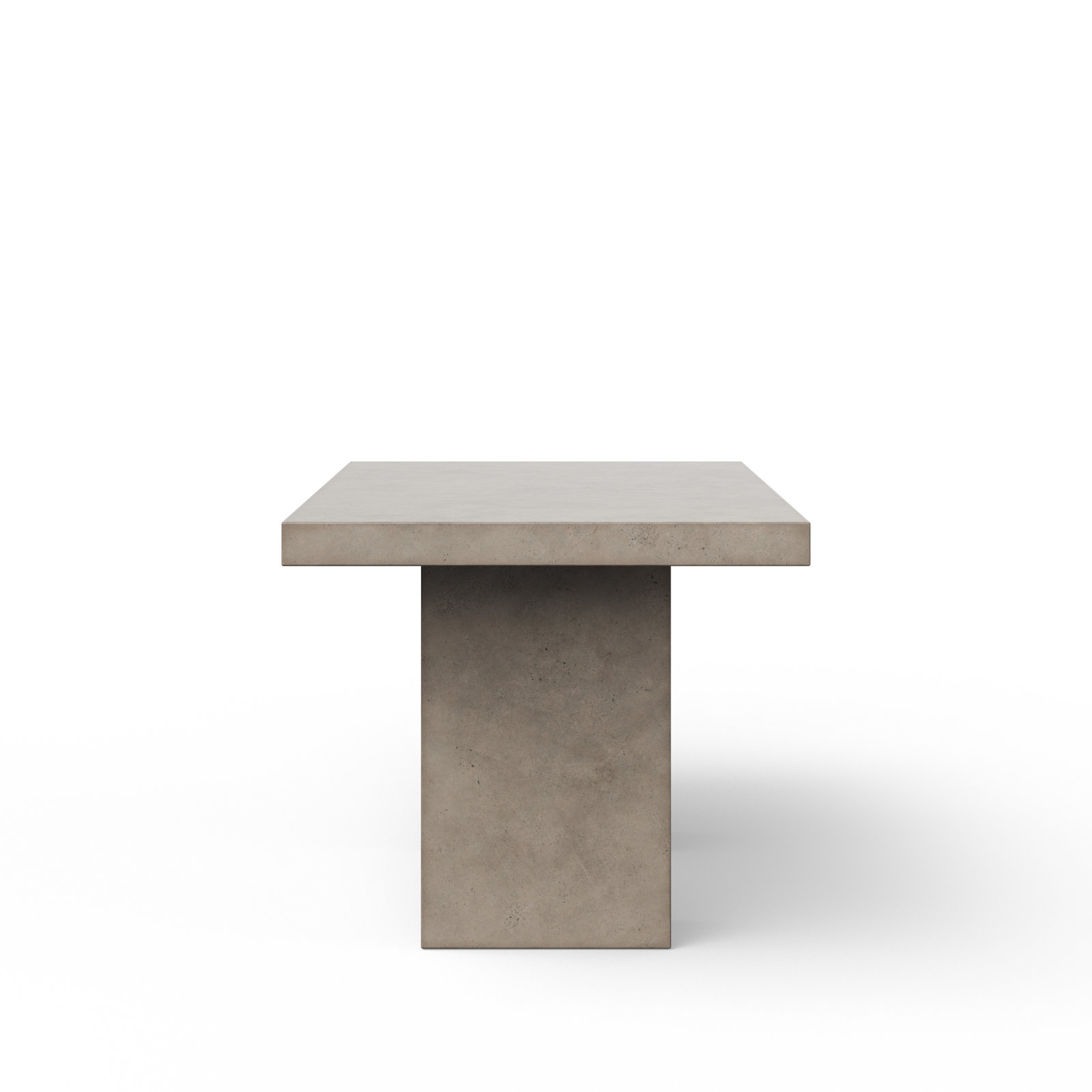 Kareen Pedestal Dining Table, Dark Gray, Bar Table (41.75" Height), 95" L x 47" W