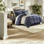 Ensembles de literie de qualité supérieure très grand en jacquard de chenille de polyester bleu marine pour une maison moderne