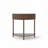 Wave-Pattern Console Table with 2 Storage Drawers and Bottom Shelf-1506140592