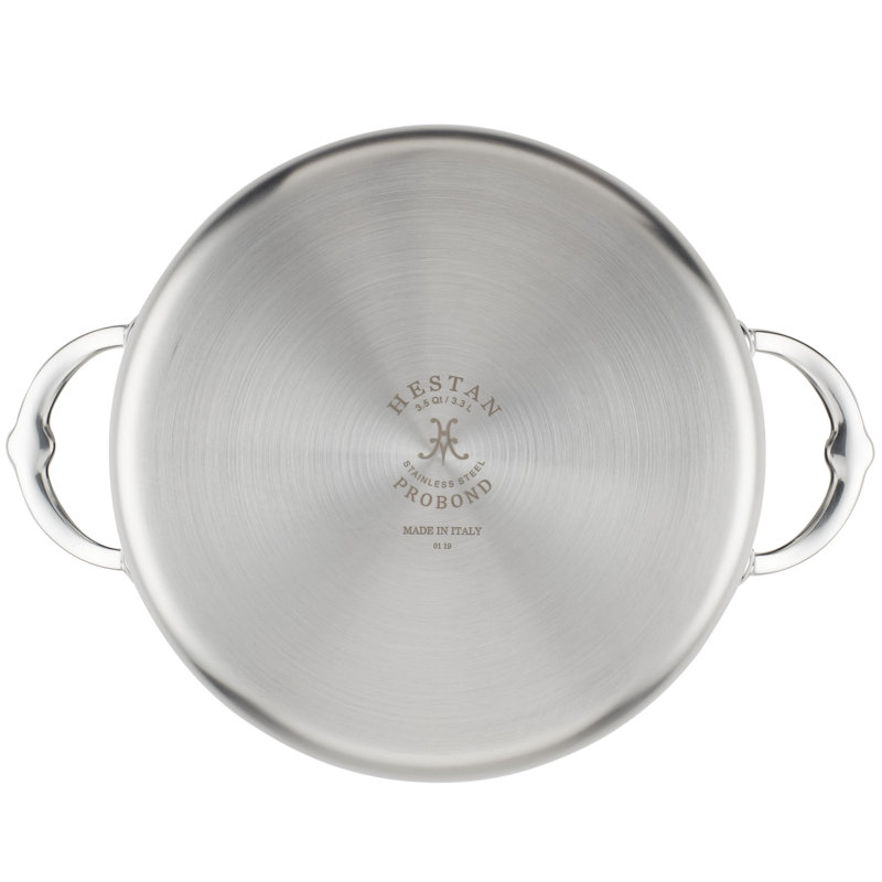 3.5-Quart Stainless Steel and Aluminum Sauteuse Pan