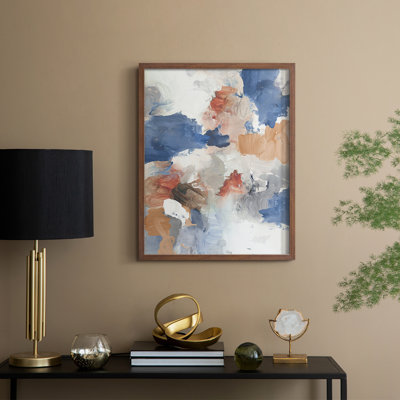 Graphite Moon II - reproduction d'art sur toile tendue avec châssis - bois massif