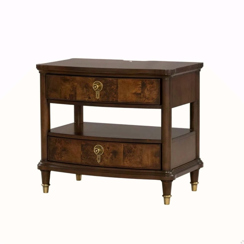 Table de chevet de style traditionnel 1pc