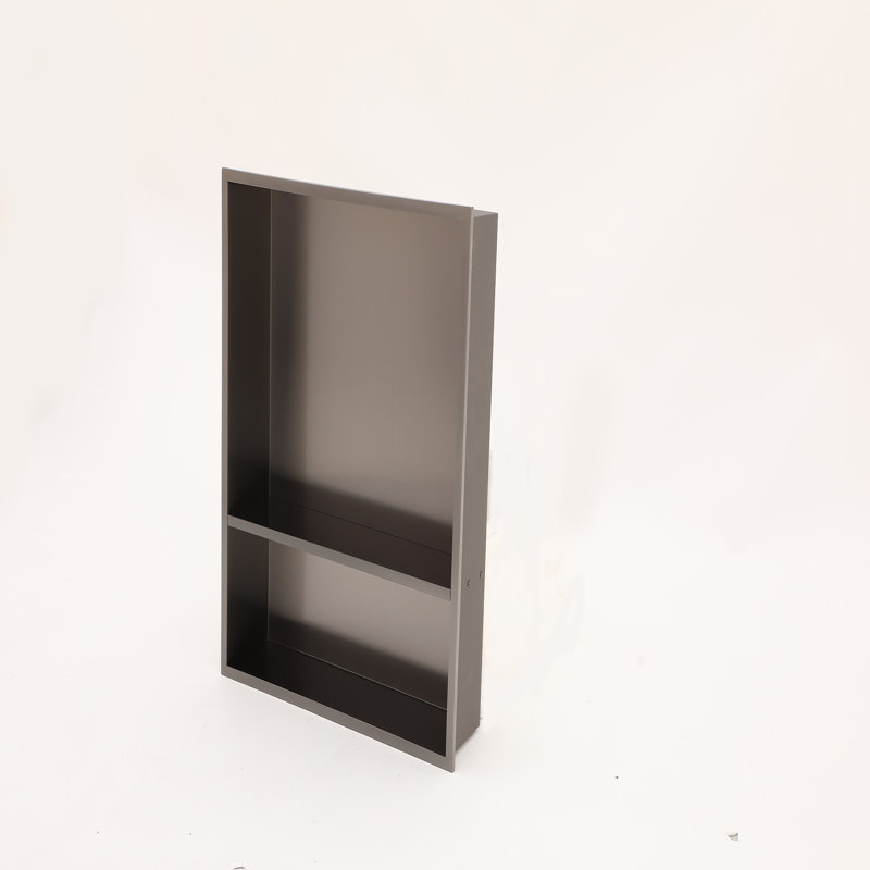 21 inch 304 Stainless Steel Shower Niche, Black