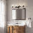 Parkgate 4-Light Dimmable Vanity Light in Matte Black-552597831