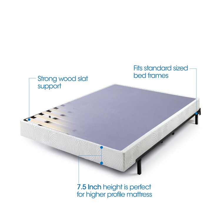 Alwyn Home Mattress Elevator - 5-Inch Size - Gentle Incline Under Mattress Support, 5 Alwyn Home Bed Size: Full/Double