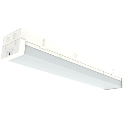 Éclairage de secours à cage d'escalier 2FT à DEL, batterie de secours, IP20, 10W (1250lm) / 20W (2500lm), 3/4 / 5000K CCT sélectionnable, 100-277V, plafonnier encastré commercial encastré à DEL, FCC