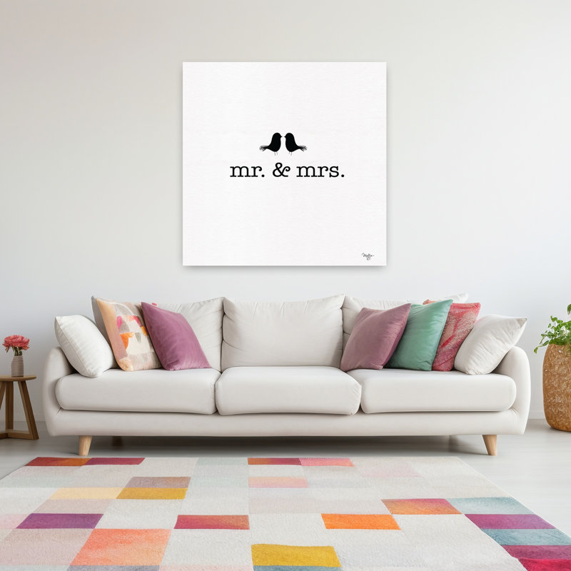 «Mr.», Love Birds I, art contemporain d'oiseaux, H 48 po x l 48 po