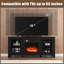 Mindel TV Stand for TVs up to 65" with Electric Fireplace-417867298
