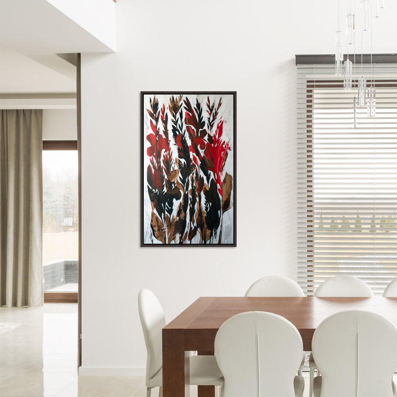 Red Ginger II Painting by Alexander NikAnpour, Image Brush Gel, 41.75'' H x 25.75'' W