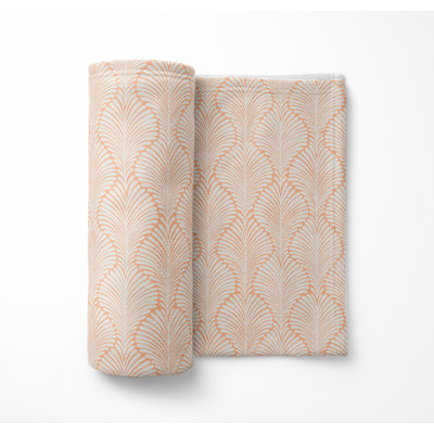 Elegant Palms Velveteen Fleece Blanket